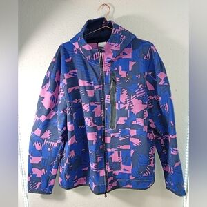 Men's Nike Sport Tech Fleece Pink Purple Hooded Jacket sz XXL
